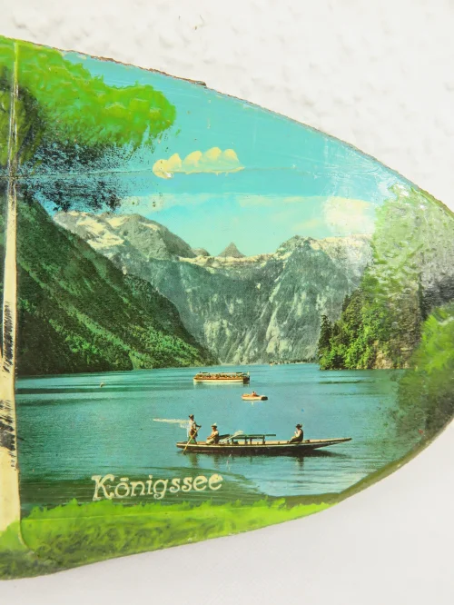 Bild 4 von 50er Holzbild St. Bartholomä, Berchestesgaden, Königssee