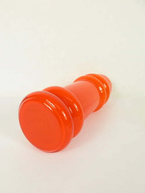 Bild 3 von 70er Glas Vase Orange