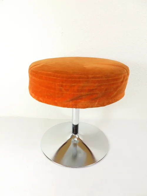 Bild 1 von 70er Hocker Orange
