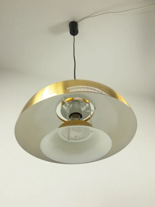 Bild 3 von 70er Lampe Aluminium