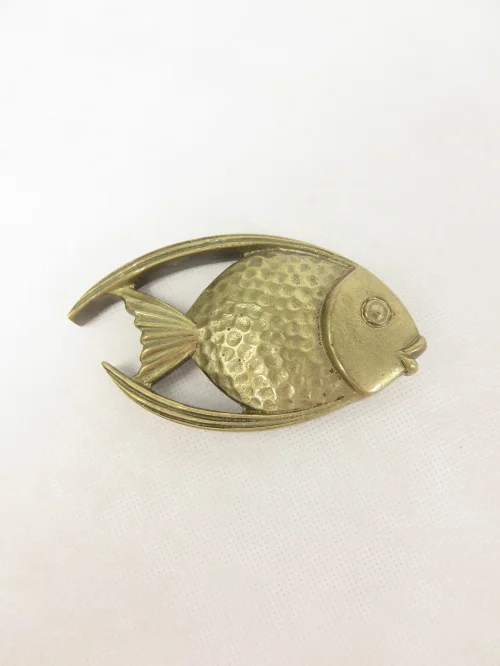 Bild 2 von 60er Fisch Messing