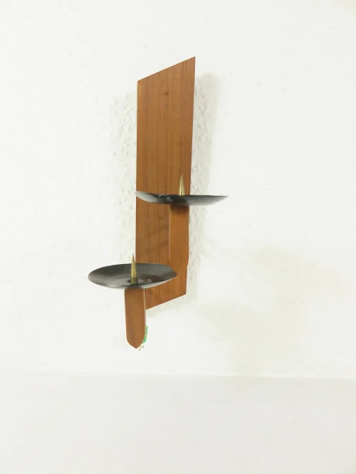 Bild 1 von 50er Kerzen Wandleuchter