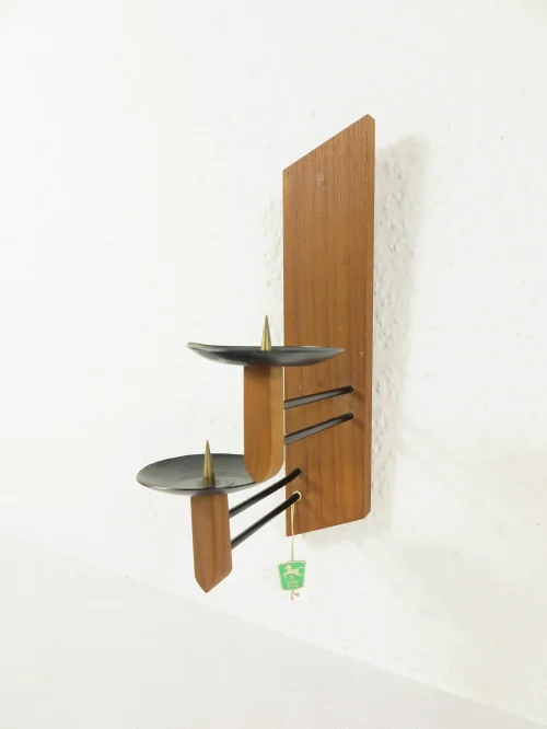 Bild 3 von 50er Kerzen Wandleuchter