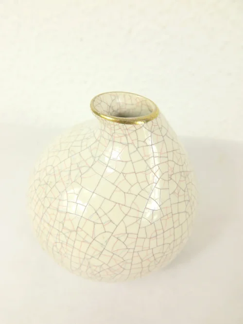 Bild 2 von 50er Vase mit Goldrand