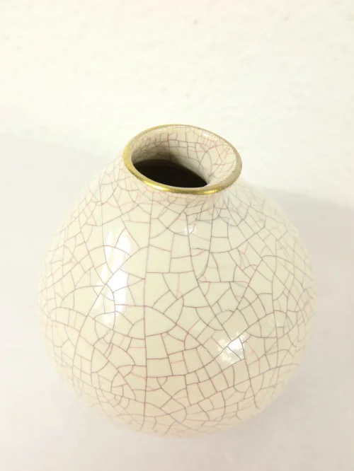 Bild 3 von 50er Vase mit Goldrand