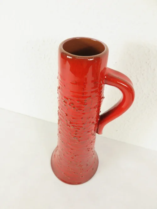 Bild 2 von 70er Künstler Vase mit Henkel