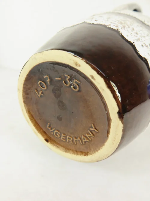 Bild 5 von 70er Bodenvase mit Henkel, Scheurich Keramik