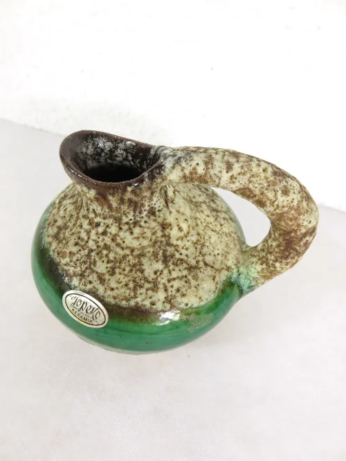 Bild 3 von 70er Vase mit Lavaoptik Jopeko