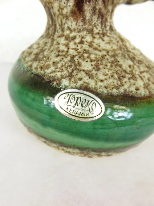 Bild 4 von 70er Vase mit Lavaoptik Jopeko