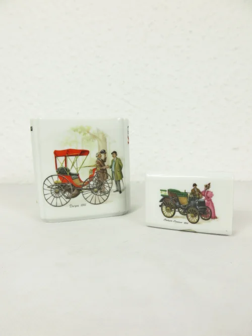 Bild 1 von 70er Zigarettenset Oldtimer Porzelan