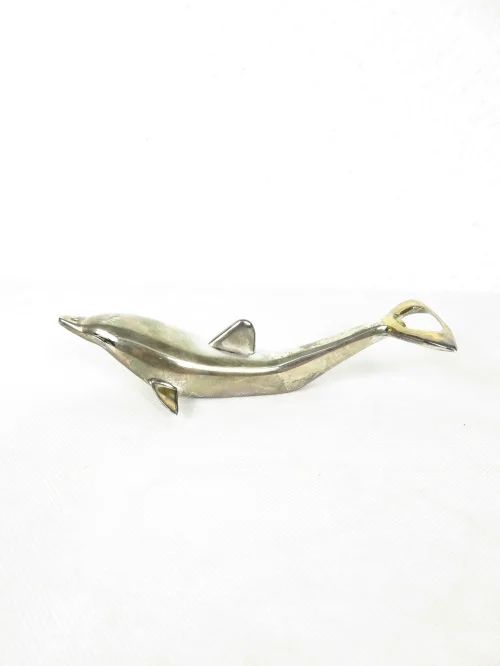 Bild 1 von 70er Delfin Flaschenöffner,  versilbert