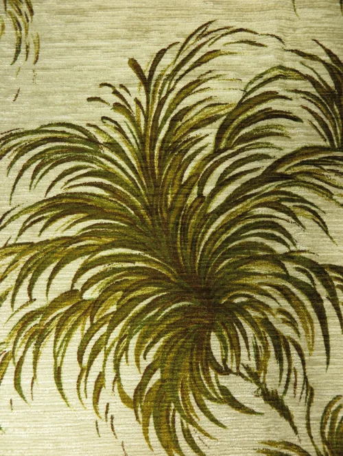 70er Samtvelour Vorhang Paar