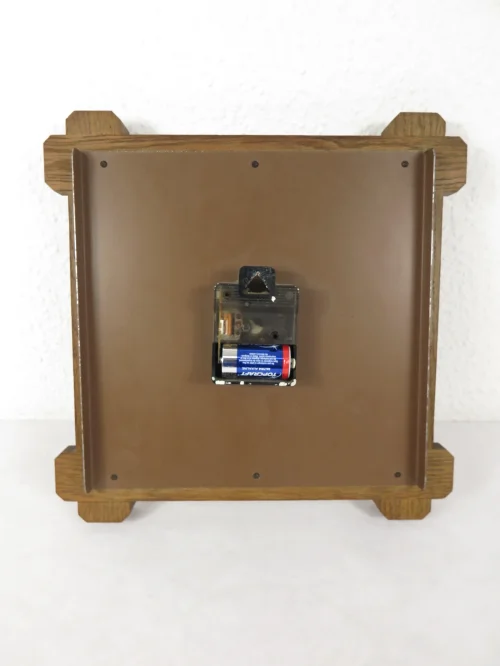 Bild 4 von 70er Küchenuhr Dugena Keramik und Holz
