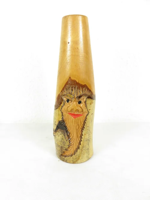 Bild 1 von 70er Holzvase