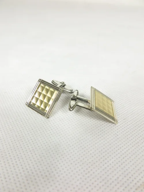 70s cufflinks curved