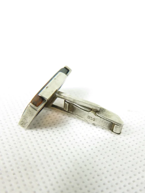 Bild 3 von Cufflinks with agate and 830 silver