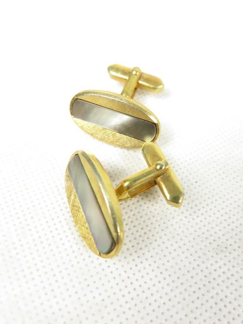 Bild 2 von マザー・オブ・パールの60年代カフリンクス