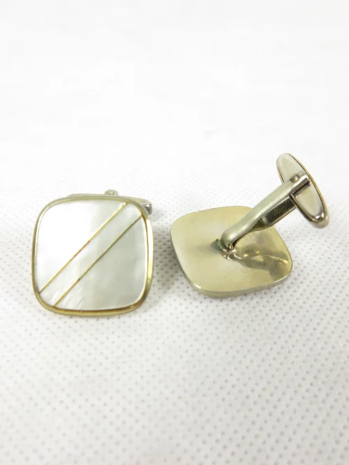 Bild 3 von マザー・オブ・パールの60年代カフスボタン