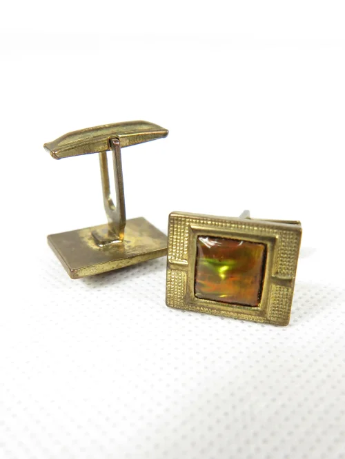 Bild 4 von 70s cufflinks with agate