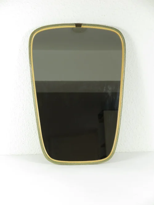 Bild 1 von 50er Spiegel mit Messingrand