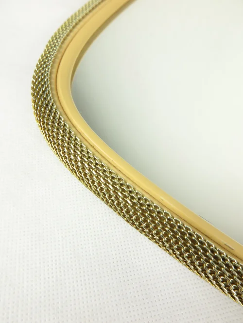 Bild 3 von 50er Spiegel mit Messingrand