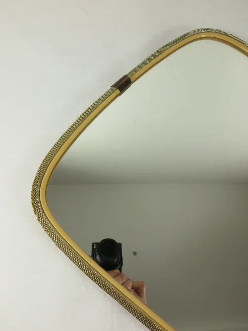 Bild 4 von 50er Spiegel mit Messingrand