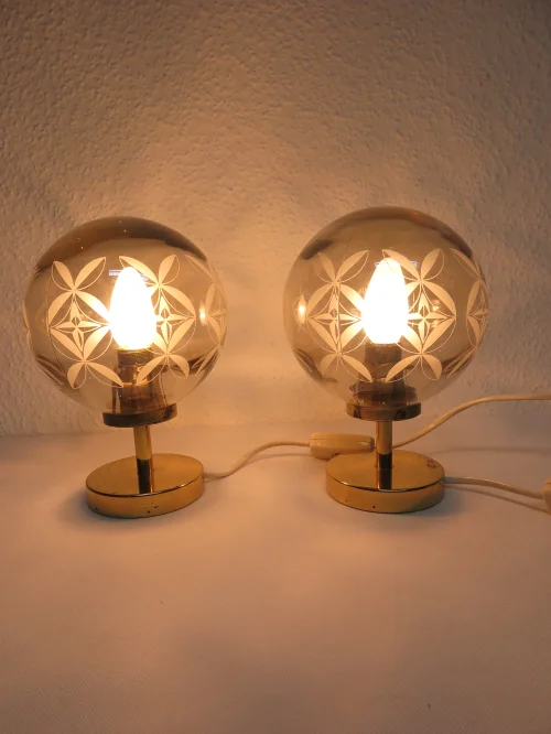 Bild 5 von 70er Nachttischlampen