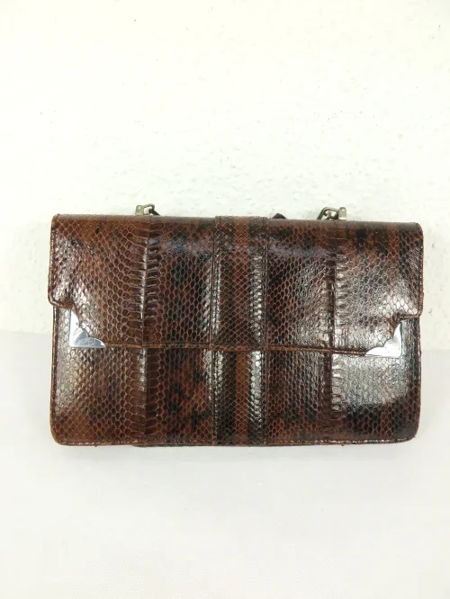 Bild 2 von 70er Handtasche echtes Leder