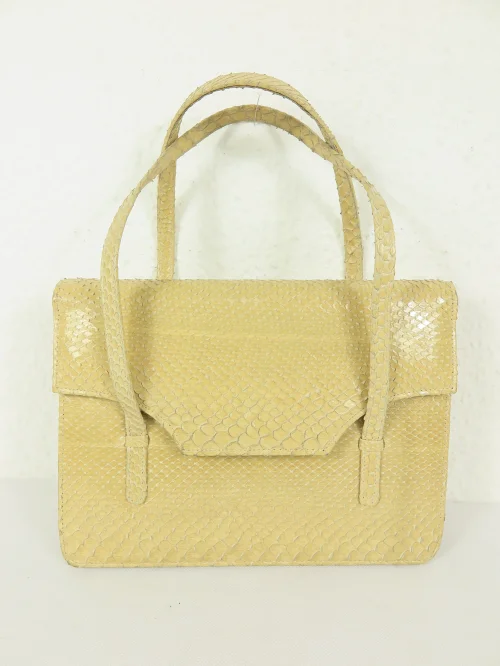50er Handtasche echtes Leder ,mit Börse