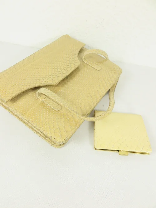 Bild 2 von 50s handbag genuine leather ,with purse