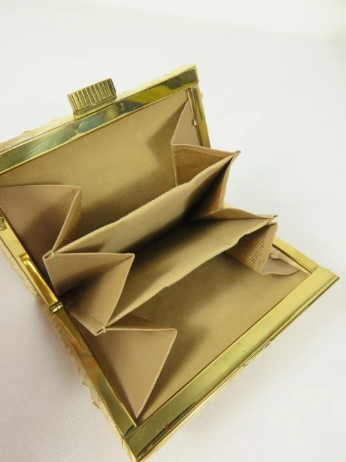 Bild 7 von 50s handbag genuine leather ,with purse