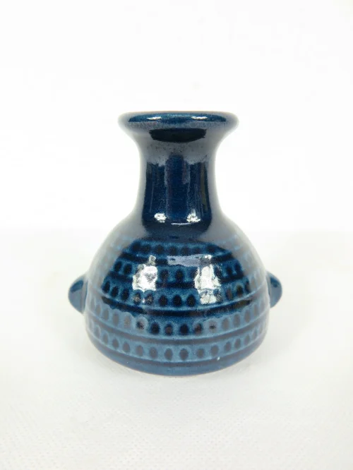 70er Minivase Blau