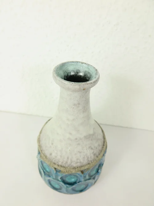 Bild 2 von 60er Künstler Vase Türkis