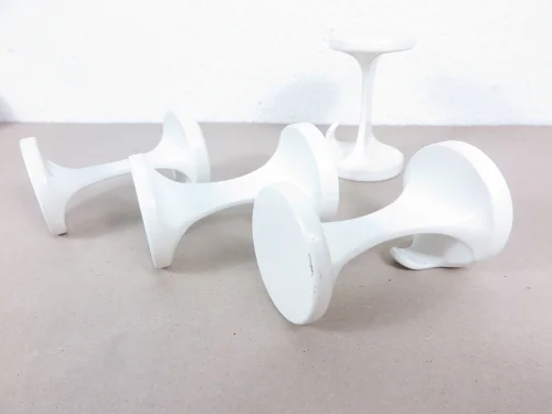 Bild 5 von 70er Garderobehacken, Metall Weiß