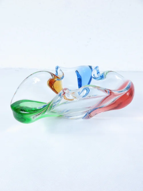 Bild 2 von 60e Schale Glas Muranostil
