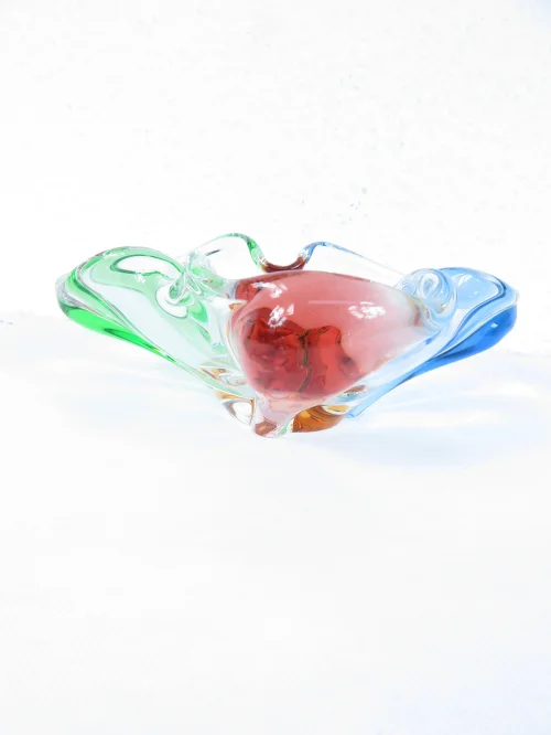 Bild 3 von 60e Schale Glas Muranostil