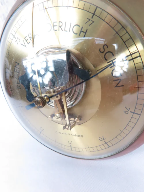 Bild 5 von 70er Barometer Messing