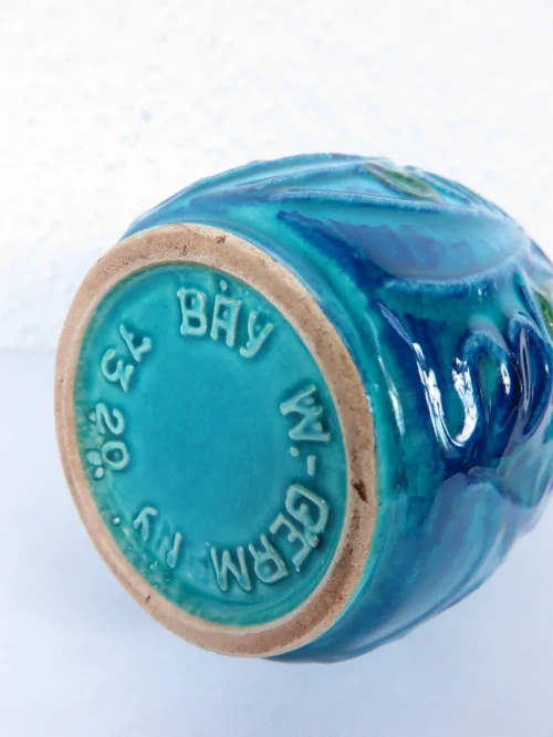 Bild 4 von 60er Vase Bay Türkis, Künstlervase
