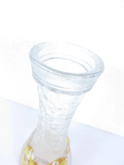 Bild 2 von 70er Glasvase Pressglas