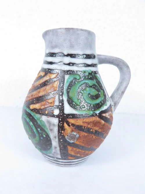 60er Vase mit Henkel