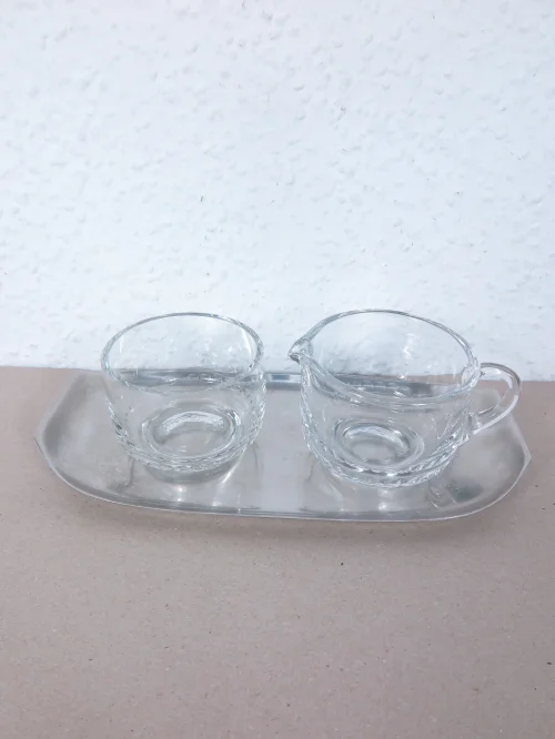 Bild 2 von 70er  WMF Milch und Zucker Set