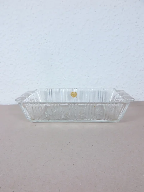 Bild 1 von 60er Glasschale, Servierschale, Kristallglas