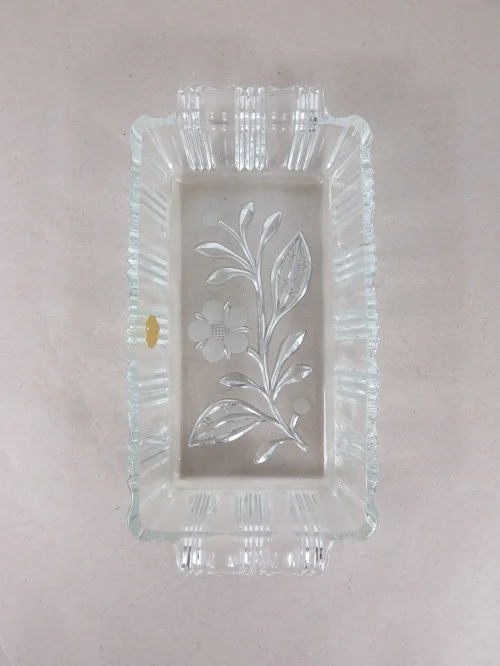 Bild 2 von 60er Glasschale, Servierschale, Kristallglas