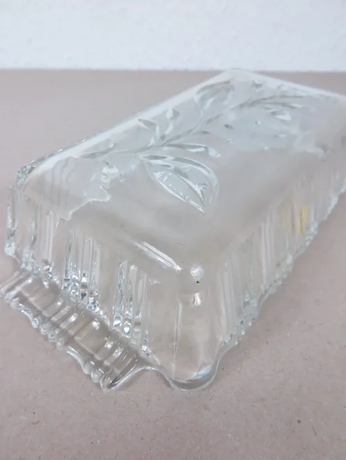 Bild 4 von 60er Glasschale, Servierschale, Kristallglas