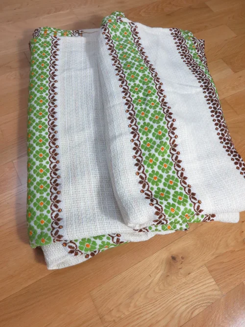 Bild 2 von 70er Gardinen Paar Trachtenstoff