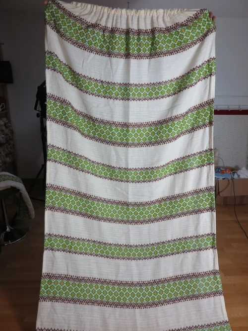 Bild 3 von 70er Gardinen Paar Trachtenstoff