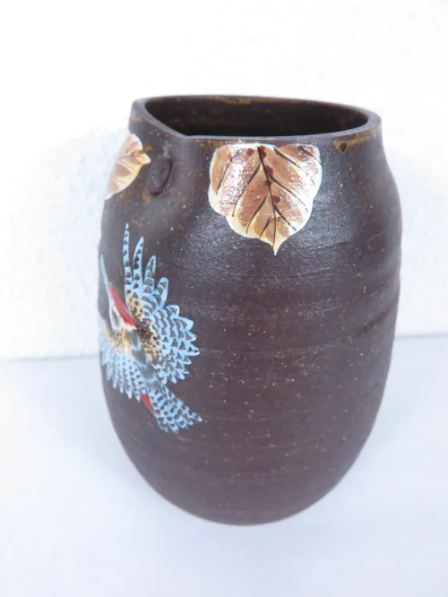 Bild 2 von 70er Künstler Vase signiert