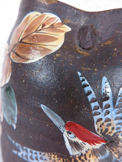 Bild 4 von 70er Künstler Vase signiert