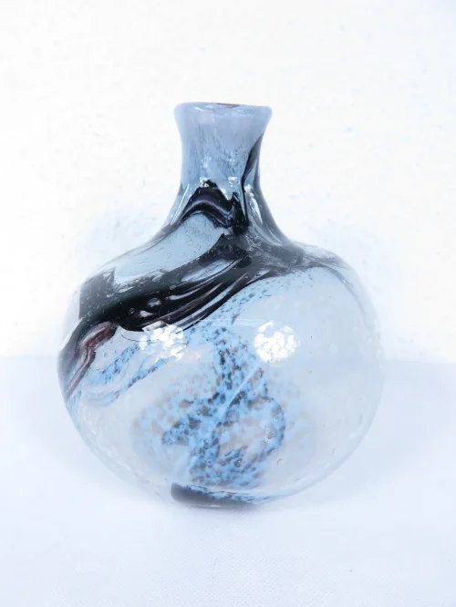 1980er Kugelvase Murano signiert