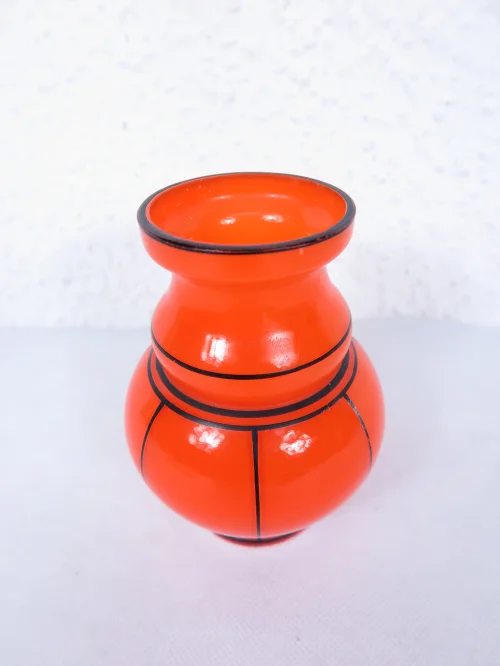 Bild 2 von 20er kleine Jugendstiel Vase, Galsvase Art Deco